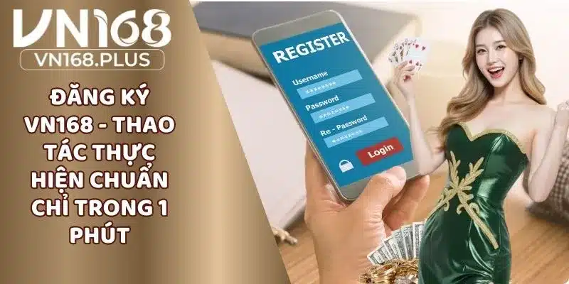 Đăng Ký VN168 - Thao Tác Thực Hiện Chuẩn Chỉ Trong 1 Phút