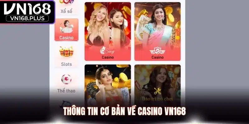 Thông tin cơ bản về Casino VN168